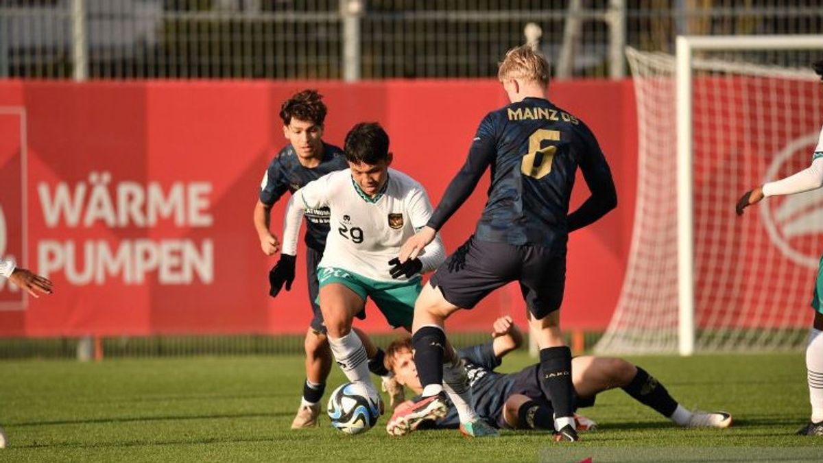 Bend By Mainz U-17 0-3, The Indonesian U-17 National Team Swallowed The Third Defeat From Five Tanding Tests In Germany