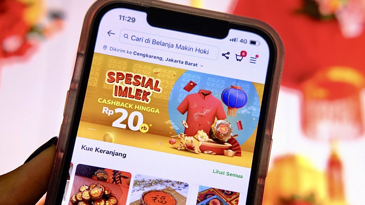 Chinese New Year Shopping Trends, Basket Cake Transactions Increase Almost 4 Times On Tokopedia
