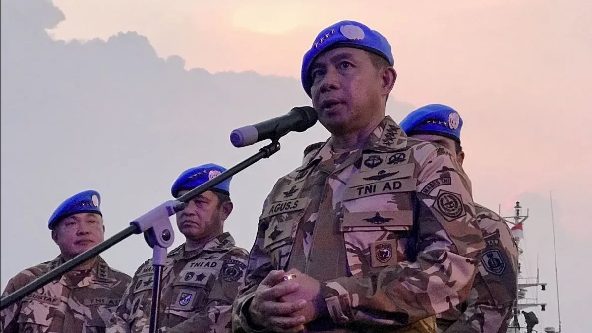 科纳加印尼国民军特遣部队离开,指挥官阿古斯·蒂蒂普(Agus Titip)发出消息,以更新任务区的情况