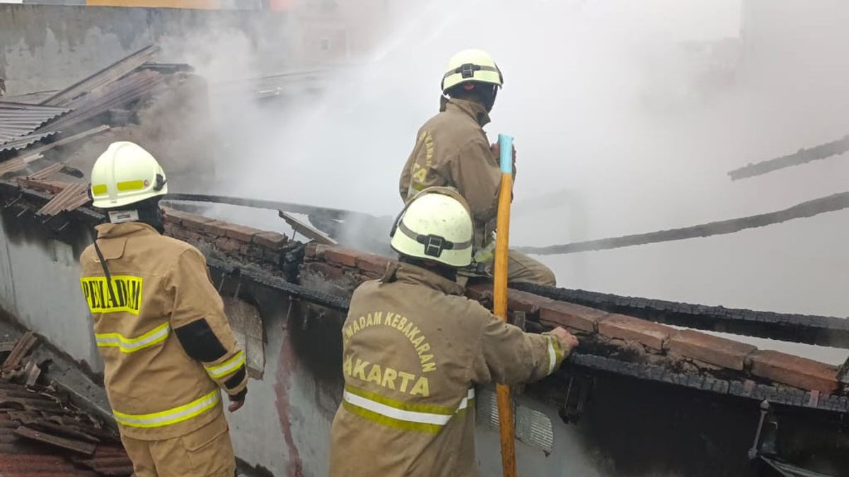 Gegara, le court-circuit d’Angin, les maisons des résidents à Pademangan incendiés