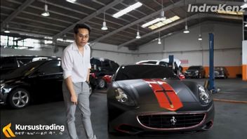 Tak Hanya Rumah Mewah, Bareskrim Sita Mobil Ferrari Indra Kenz yang Diubah Warna dari Merah Jadi Hitam