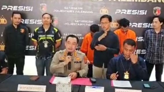 パレンバン警察は、不純物の母親を標的にしたベガル・ベルサジャムのギャングを逮捕