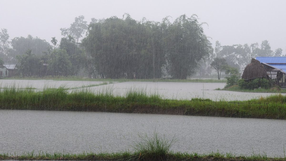 BMKG、インドネシアの一部地域で強風を伴う豪雨の可能性を予測
