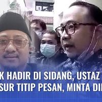 VIDEO: Tidak Hadir di Sidang, Ustaz Yusuf Mansur Titip Pesan, Minta Didoakan