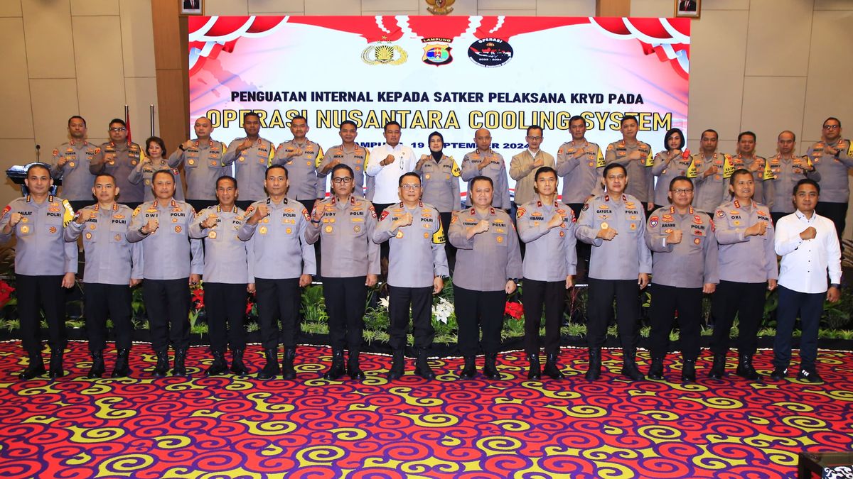 Lampung Enters The Potential For Pilkada Insecurity Index, NCS Polri Asks Polda To Optimize Coolling System