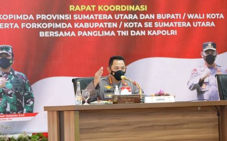 Kapolri Ingatkan Sumut Antisipasi Lonjakan COVID-19 saat Natal-Tahun Baru: Mohon Hindari Pesta Akhir Tahun