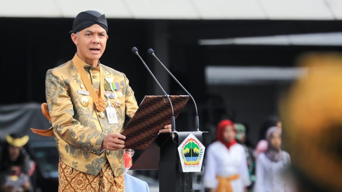 Leading The Last Hardiknas Ceremony In Central Java, Ganjar Gives An Important Message