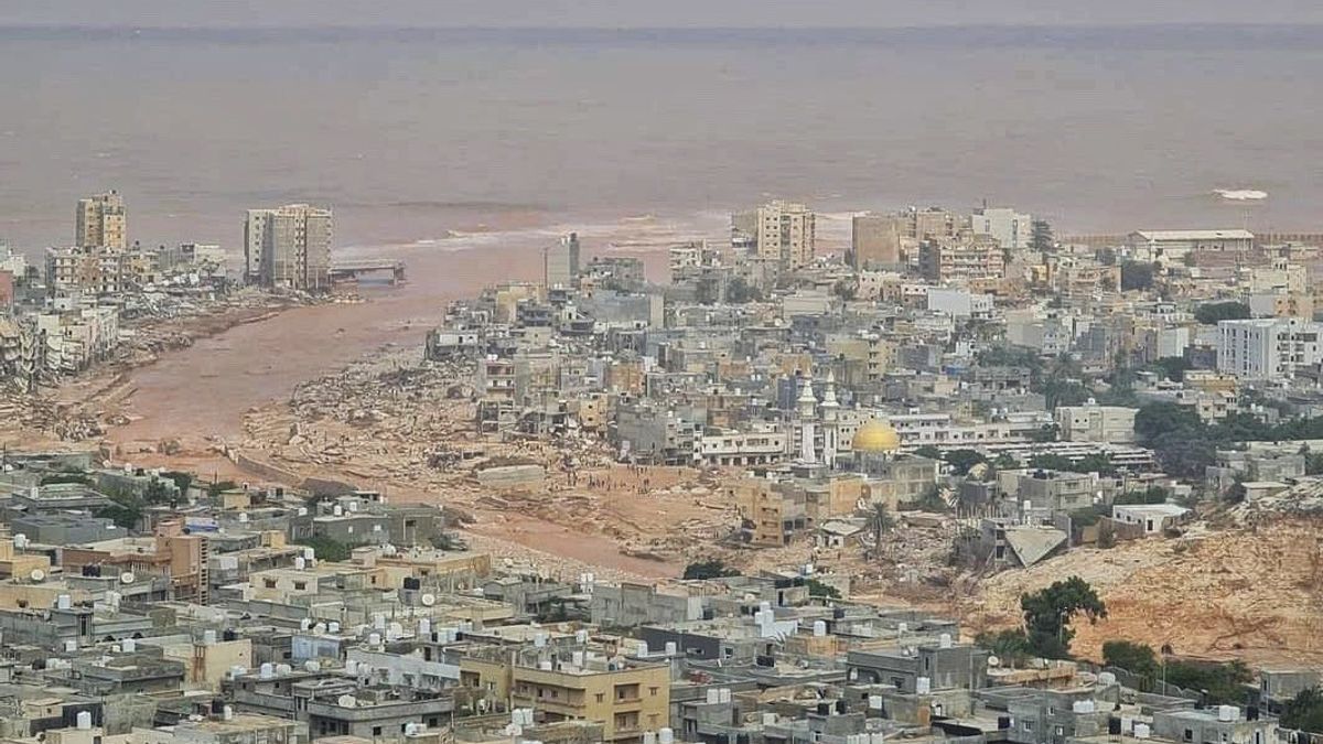 洪水犠牲者を捜索中、リビア特別行政区チームが1日で245人の遺体を発見