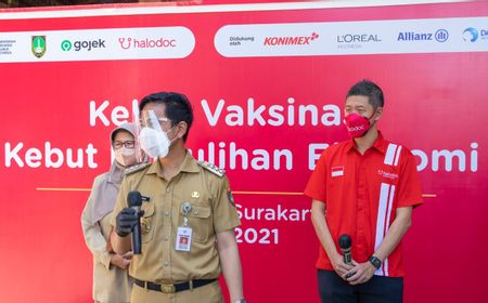 Jalankan Program Vaksinasi COVID-19 untuk Warga, Pemkot Solo Gaet Halodoc dan Gojek