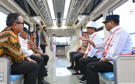 Usai Uji Coba LRT Jabodebek, Jokowi: Nyaman, Tidak Berisik dan Membanggakan Karena Buatan Dalam Negeri