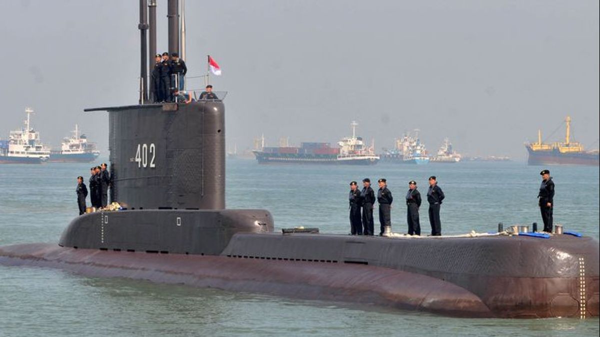 KRI潜艇Nanggala 402 Tenggelam在水举行的三周年