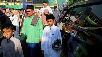 Salat Idul Fitri Ribuan Warga di Perguruan Muhammadiyah Setiabudi Pamulang