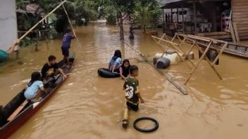 4つのメルワ地区が豪雨による洪水に浸水