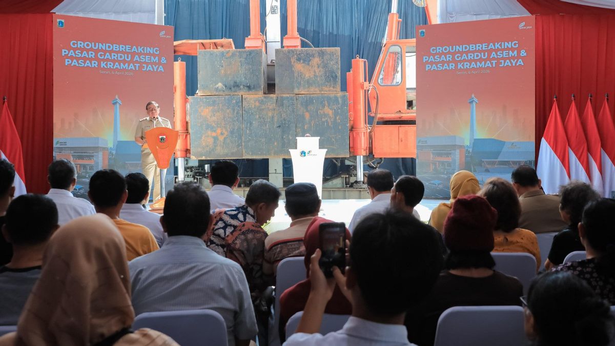 Revitalisasi Dua Pasar Dimulai, Pramono Dorong Pasar Rakyat Lebih Modern dan Digital 
