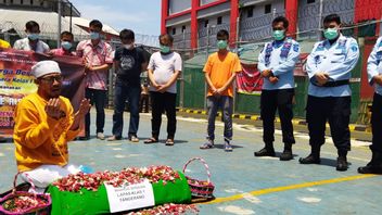 Action De Semis De Fleurs, Salemba Rutan Condamnés Pleurent La Catastrophe De La Première Prison De Tangerang