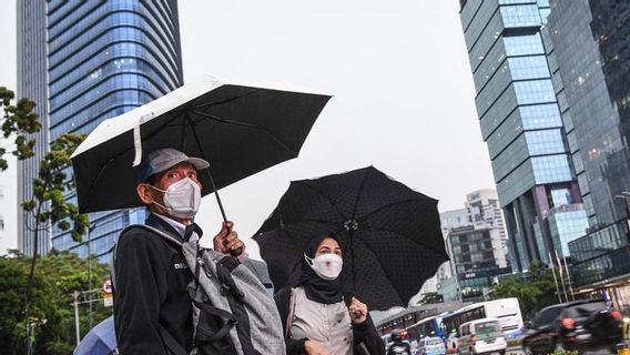 Le temps à Jakarta 15 octobre, Jaksel et Jaktim Diguyur pluie mardi soir