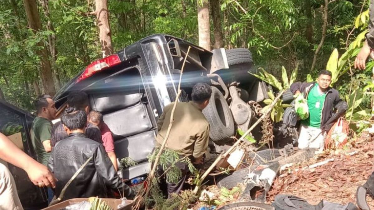 Hit Cino Dies, Bantul Eats Victim Again: Elf Minibus Enters Abyss, One Person Dies