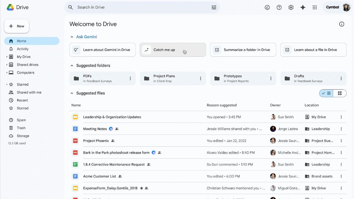 Google Drive Luncurkan Fitur Catch Me Up dengan Dukungan Gemini