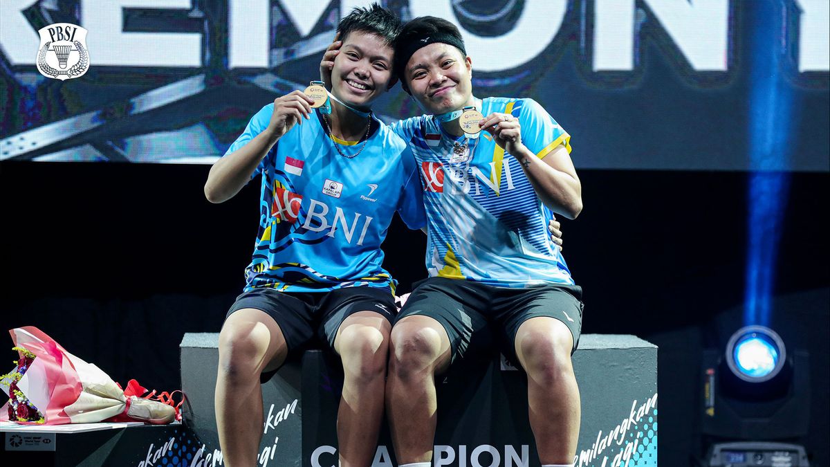 Moment Of 'Indonesia' Shouting In The Final Of Malaysia Open 2022, Apriyani/Siti Fadia: It's Like Playing At Home