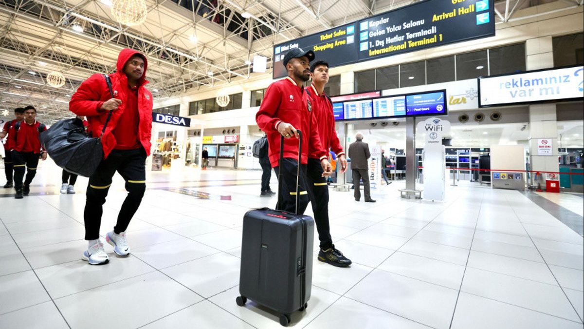 Indonesian National Team Arrives In Qatar For Advanced TC