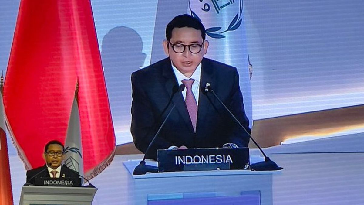 At The World Parliament Forum, Fadli Zon Affirms The World Must End The Hypocrities