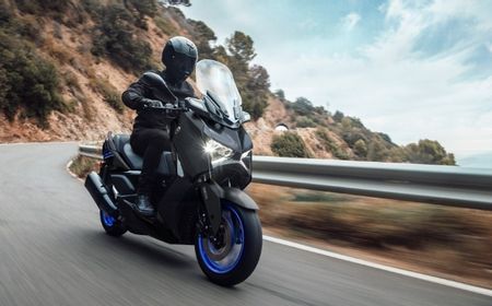 Tampil Lebih Sporty, Yamaha XMAX Connected Dapat Sentuhan Warna dan Grafis Baru