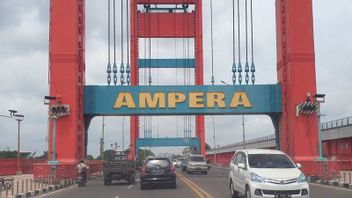 Jembatan Ampera Palembang Ditutup Cegah Kerumunan Malam Tahun Baru