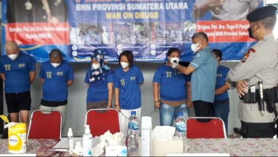 BNNP Sumut Tangkap 4 Wanita Kurir Sabu, Terancam Hukuman Mati