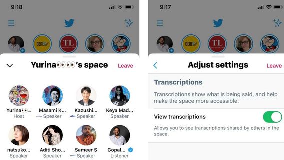 Space, Twitter's Clubhouse-Like Service