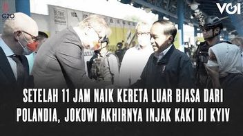 ビデオ:ウクライナに到着し、ジョコウィはゼレンスキーに会う
