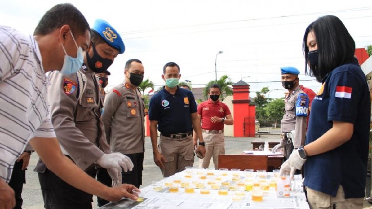 Blora Central Java Polres Held Sudden Urine Test, Kapolres: Before Society, We Arrange Members