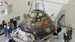 NASA Pindahkan Pesawat Antariksa Orion ke Pusat Fasilitas Pengujian di Ohio