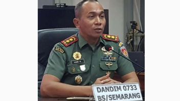 TNI And Polri Personnel Take Care A Soldier's Wife, Victim of Shooting In Semarang