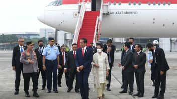 14 Hours Of Travel From Hannover, Jokowi And Iriana Finally Arrived In Indonesia This Morning