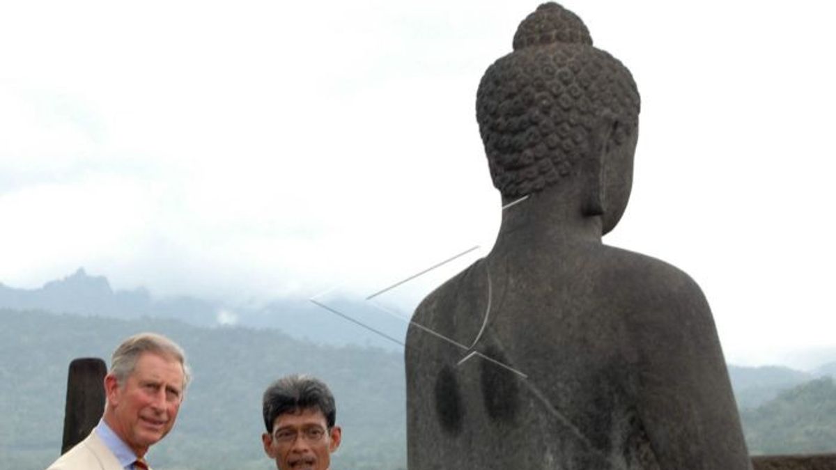 Memori Kali Pertama Pangeran Charles Melawat ke Candi Borobudur