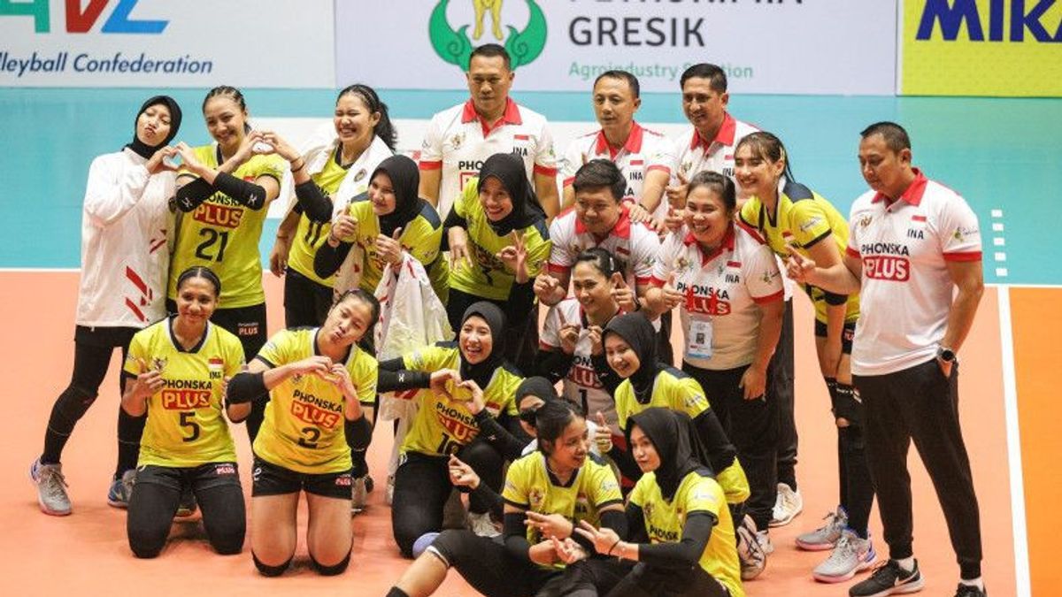 Indonesian Women's Volleyball Team Undergoes A Match Of Determination Today