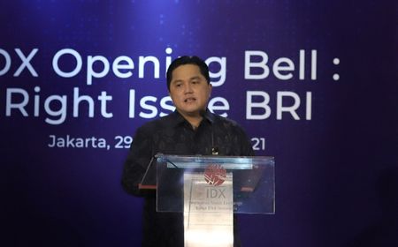 Erick Thohir: Rights Issue BRI Bukti Market Indonesia Bergairah Saat Negara Lain Turbulensi