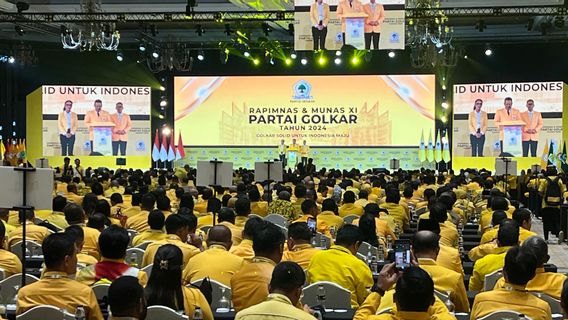 Jusqu’à cet après-midi, Airlangga Hartarto n’a pas assisté au Munas-Rapimnas Golkar au JCC