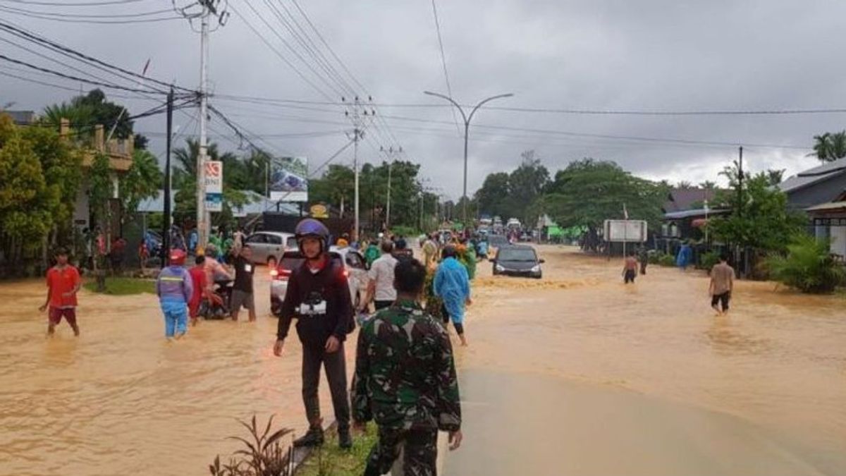 Diguyur Rain Deras, Singkawang City Soak Flood