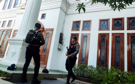 Rumah Pribadi Mentan Syahrul Yasin Limpo di Makassar Dijaga Polisi