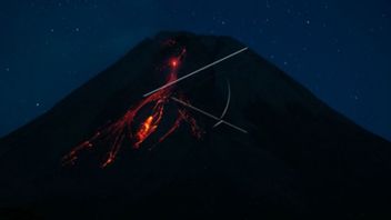 メラピ山 144 回打ち上げ溶岩は、週の間に溶岩落下