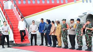 Tempuh Penerbangan 4 Jam, Jokowi Tiba di Papua Bakal Cek Stok Beras