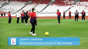 Agenda Olahraga, Sri Mulyani Ajak Delegasi G20 Main Bola di Gelora Bung Karno