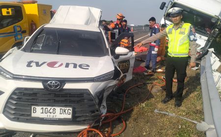 Mobil Liputan TV One Kecelakaan di Tol Pemalang, 3 Penumpang Tewas