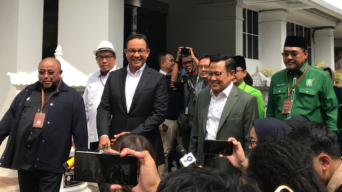 Anies-Muhaimin Present At KPU Watch Prabowo-Gibran Appointment Elected President-Vice President