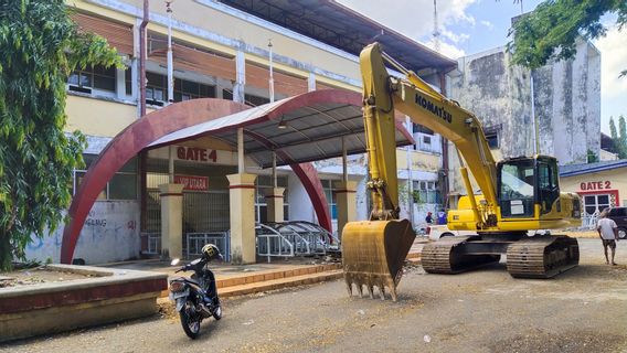 Old Building Demolished, Advanced Stage Of Mattoanging Stadium Project In Makassar