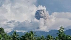 ドゥコノ山が午後の噴火に戻る