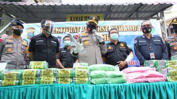 أطلقوا النار وقتلوا مخدرات مشتبه بهم ، شرطة شمال سومطرة تصادر 100 كيلوغرام من سابو -50 ألف حبة إكستاسي