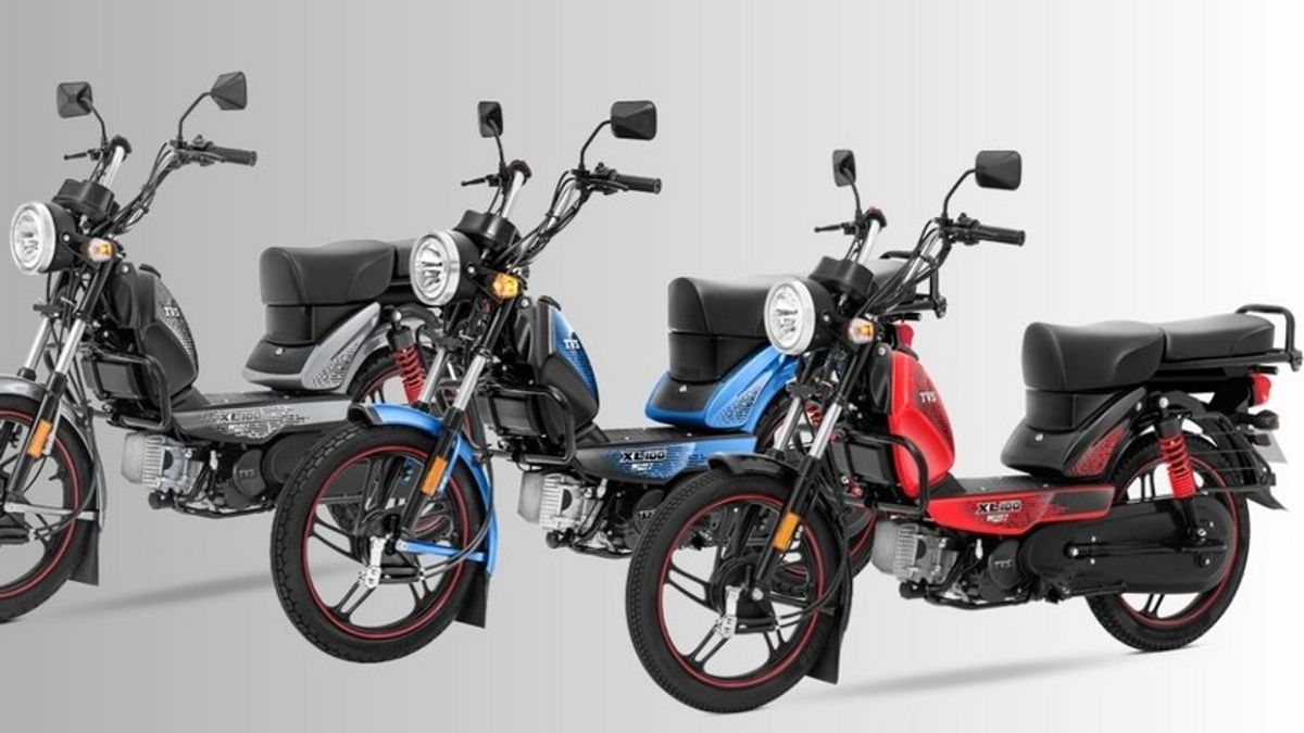 TVS Hadirkan XL100 Varian Tertinggi, Tampil Lebih Modern dengan Pelek Alloy dan Lampu LED
