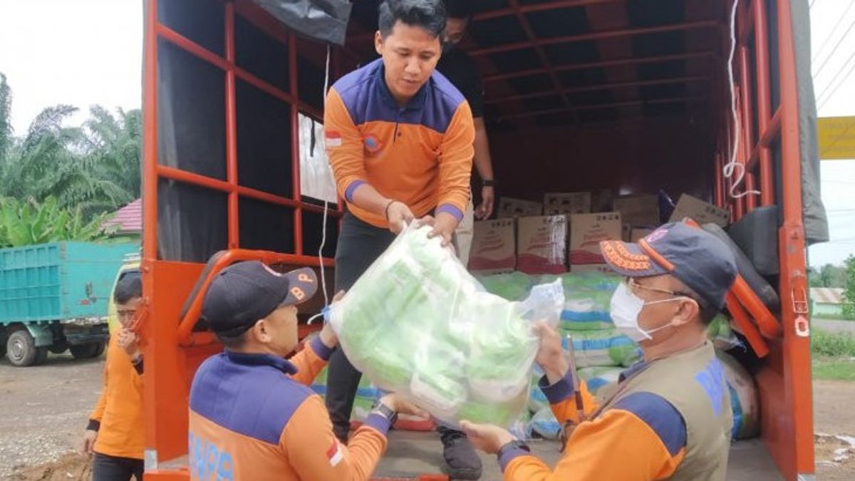 BPBD Sumsel Kirim Bantuan Pangan untuk Korban Banjir di Musi Rawas